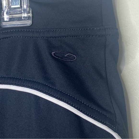 Champion Women’s Athletic Skorts M Black White w/White Stripe Shorts Skirt - Picture 4 of 11